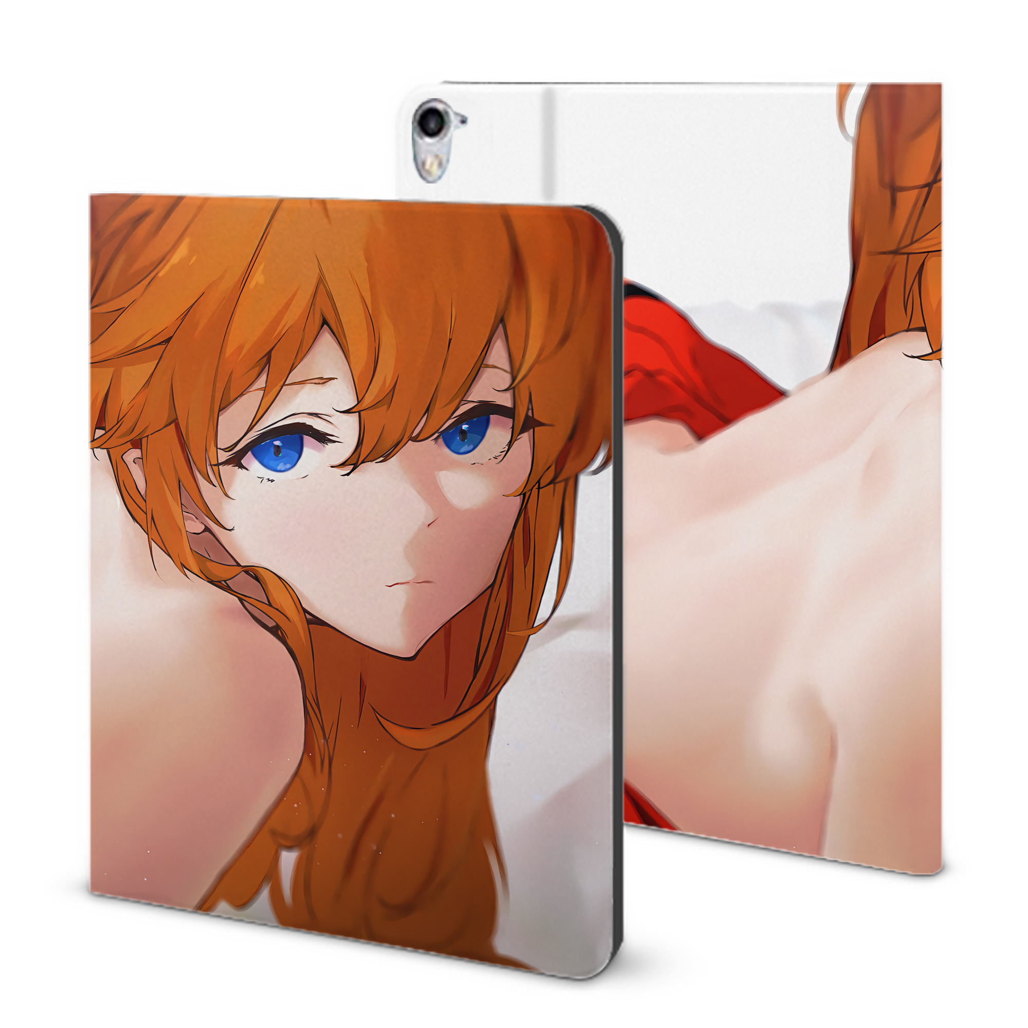 （画像用） EVA 新世紀エヴァンゲリオン IPad ケース ブック型 PUレザー TPU 耐衝撃 軽量 薄型 ペン収納なし 全面保護 IPad 各モデル対応